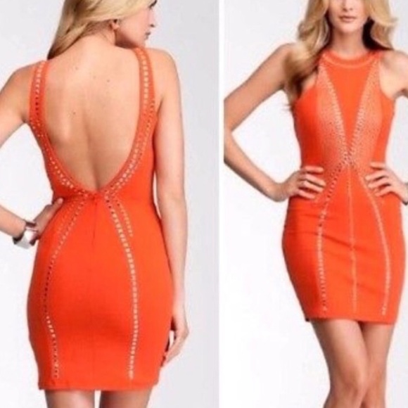 NWTS. Bebe Addiction Studded Dress - Picture 4 of 8